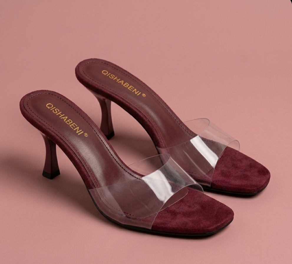Transparent pointed Heels - Open Toes - Image 7