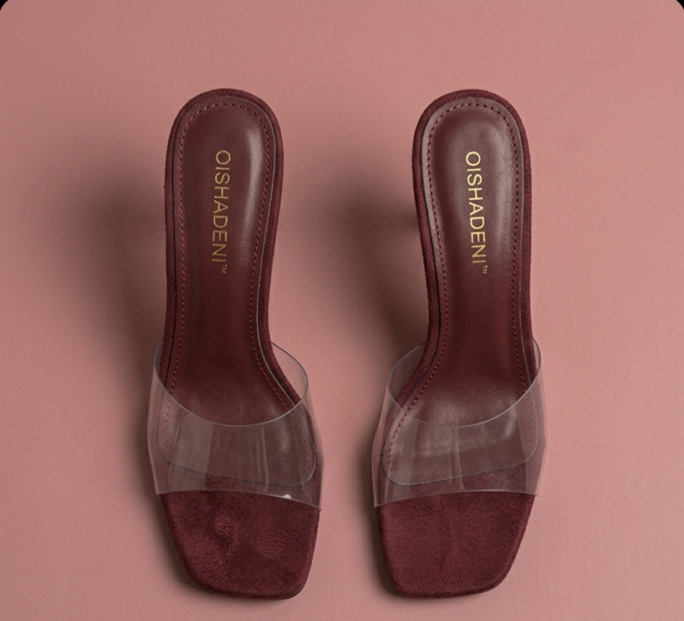 Transparent pointed Heels - Open Toes