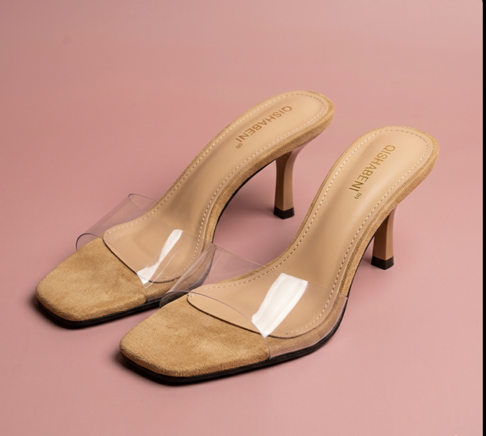 Transparent pointed Heels - Open Toes - Image 10