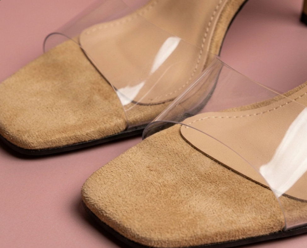 Transparent pointed Heels - Open Toes - Image 2