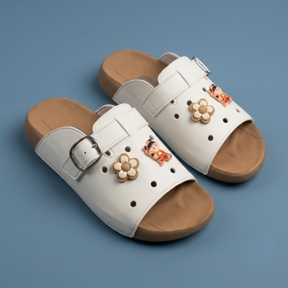Classic Open Toe slide- With Single adjustable Buckle
