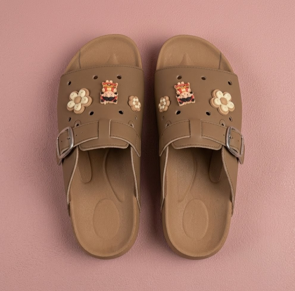 Classic Open Toe slide- With Single adjustable Buckle - Image 3
