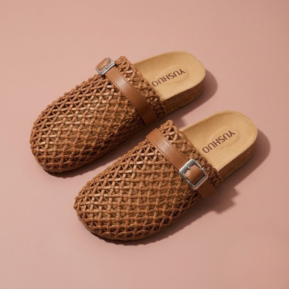 Breeze Woven Buckle Clogs - Image 2