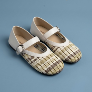 Woven Mary Jane Ballet Flats