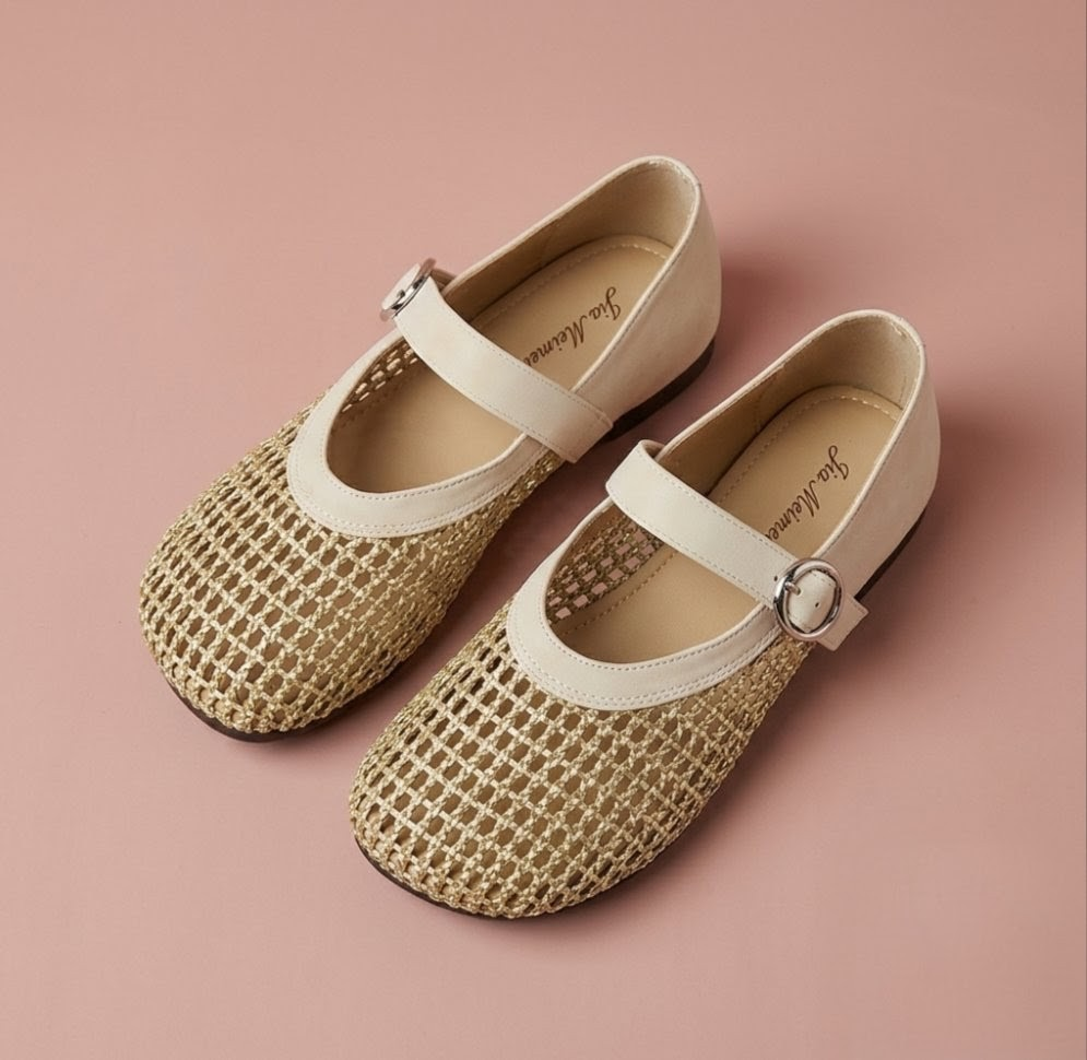 Breeze Weave Mary Jane Flats