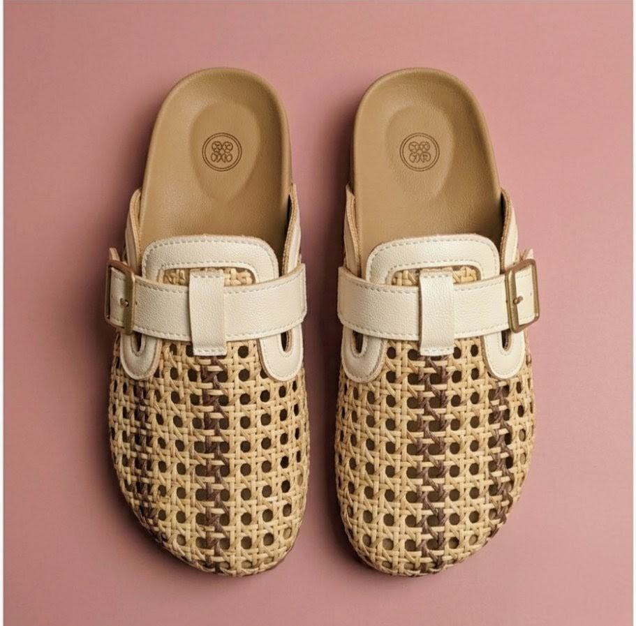 Woven Buckle Back-Open- Comfort Clogs - Image 3