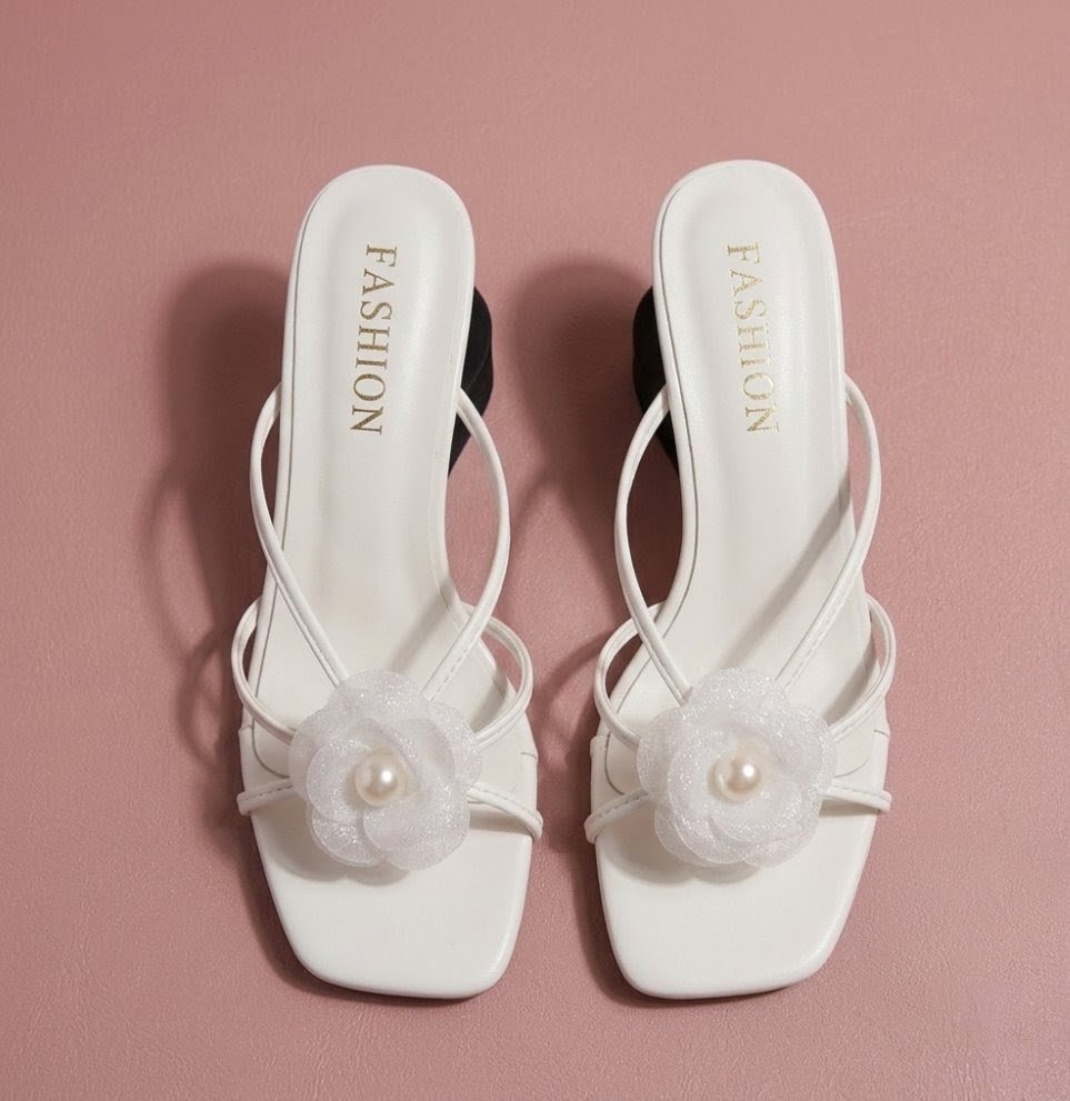 Elegant Floral High-Heel Sandal - Image 8