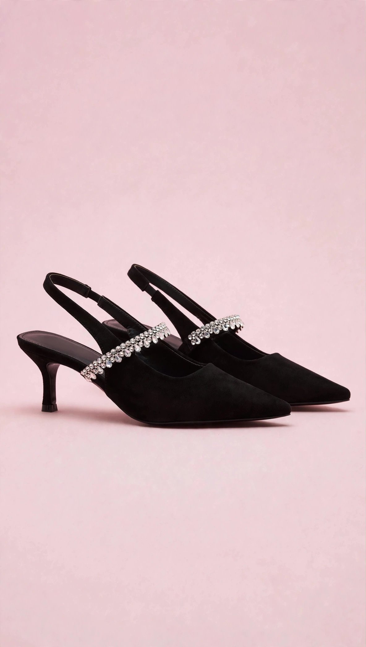 Elegant pointed-toe slingback heels - Image 4