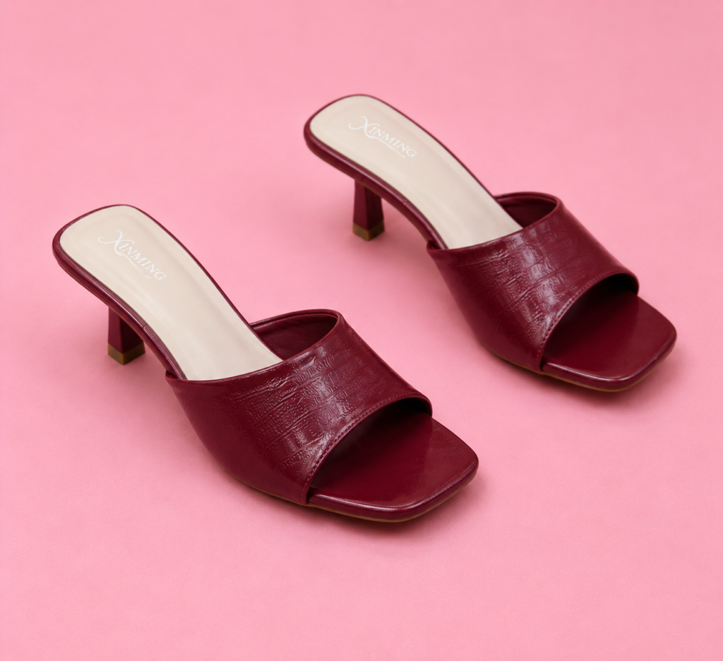 Elegant women’s mule heels