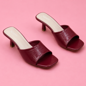 Elegant women’s mule heels