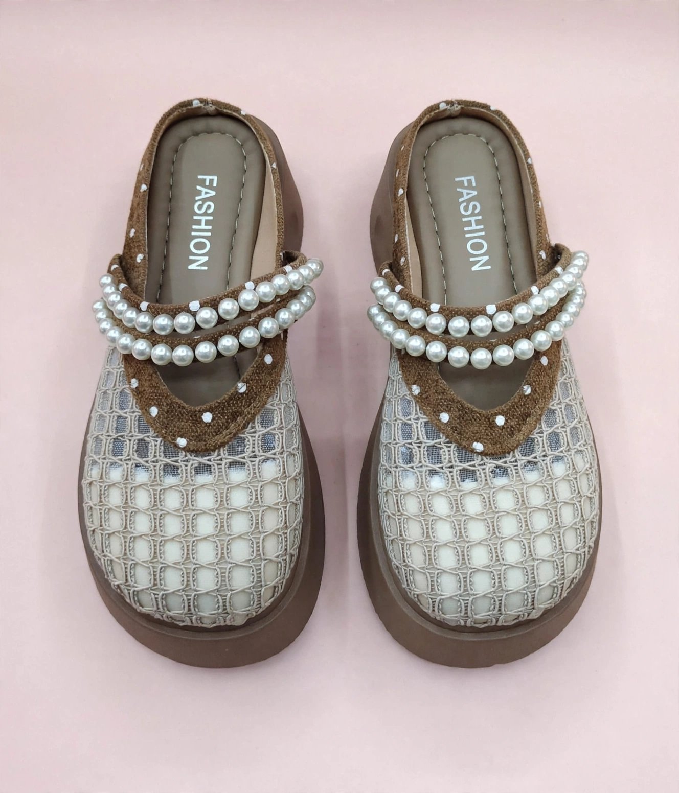 Platform slip-on shoes or mules. - Image 2