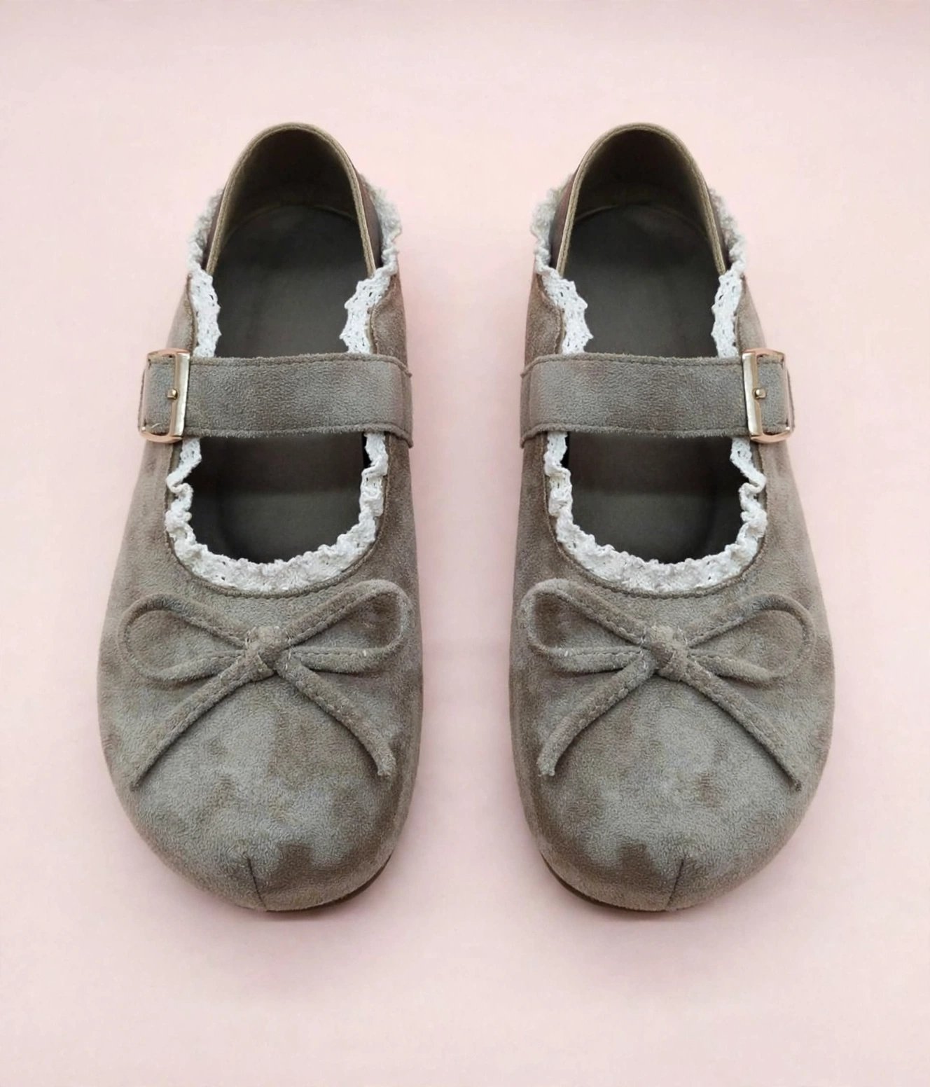 Women’s stylish closed-toe flats with a Mary Jane-inspired design.