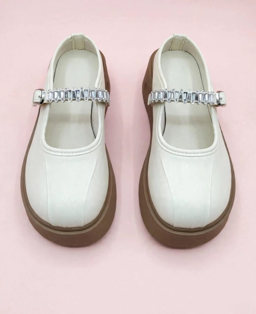 Stylish Buckle Strap Shoes